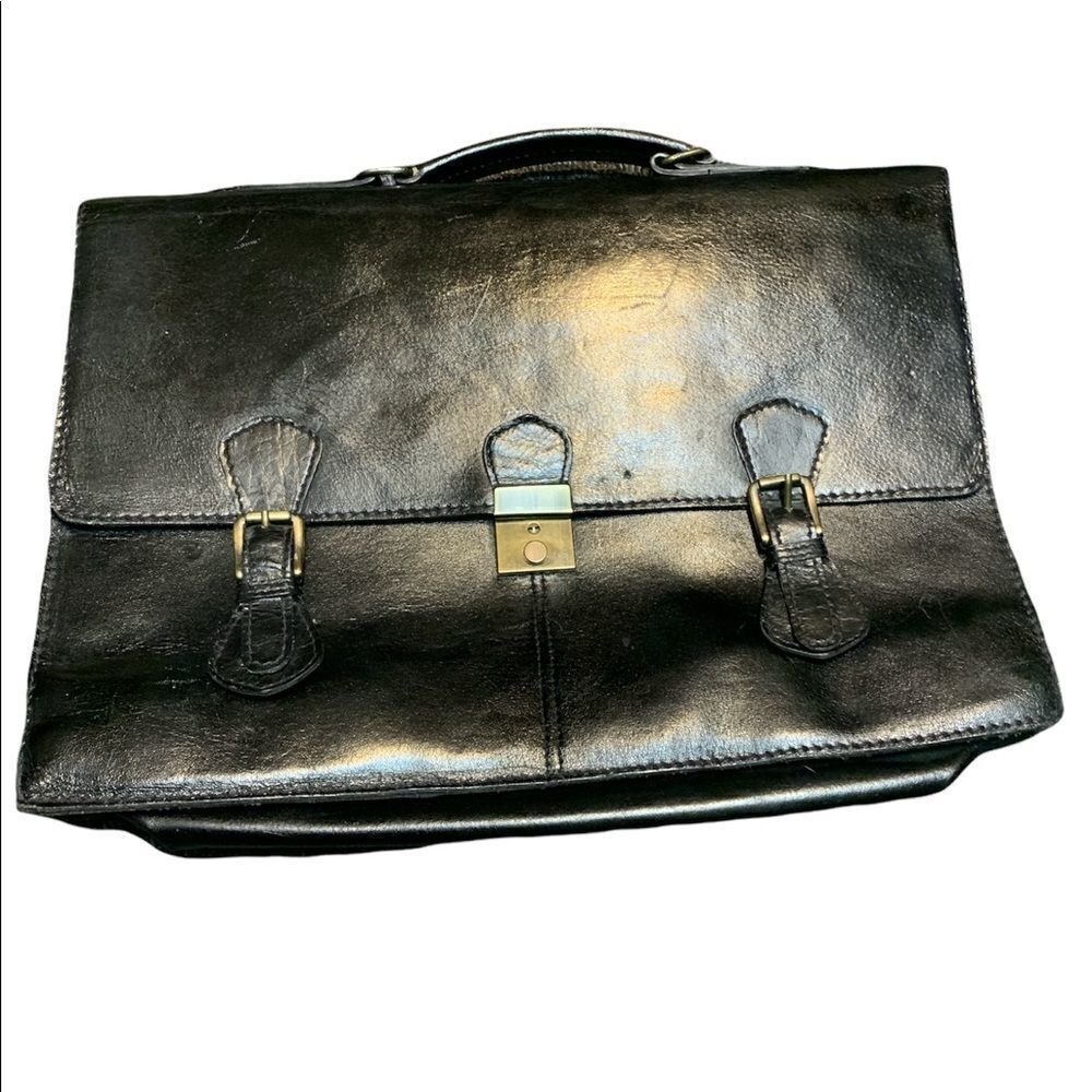 Vintage Grinta Leather Laptop Bag